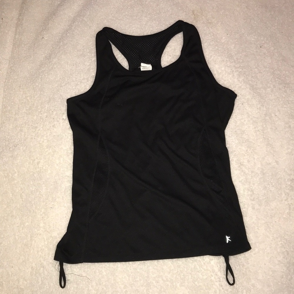 Black work out tank top